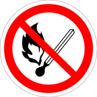 Изображение фэс p02 запрещается пользоваться открытым огнем