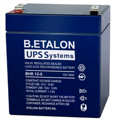Купить аккумулятор etalon bhr 12-5 12в 5 а∙ч